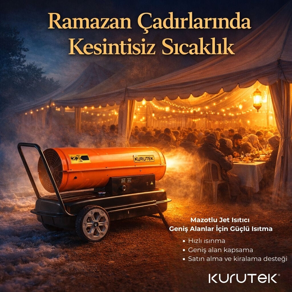 Ramazan Çadırı Isıtma Hizmeti: İftar ve Sahurda Konforlu Bir Deneyim