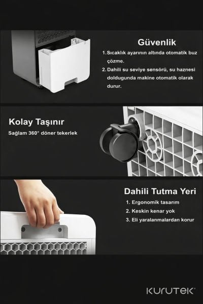 KT12-A Nem Alma ve Hava Temizleme Cihazı