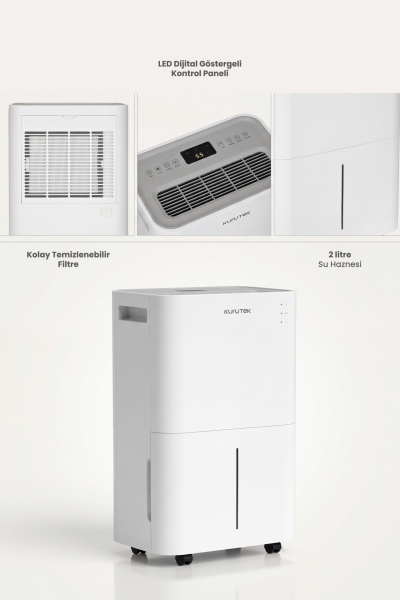 KT20 (Wi-Fi + ION + HEPA) Nem Alma ve Hava Temizleme Cihazı Standart Garanti