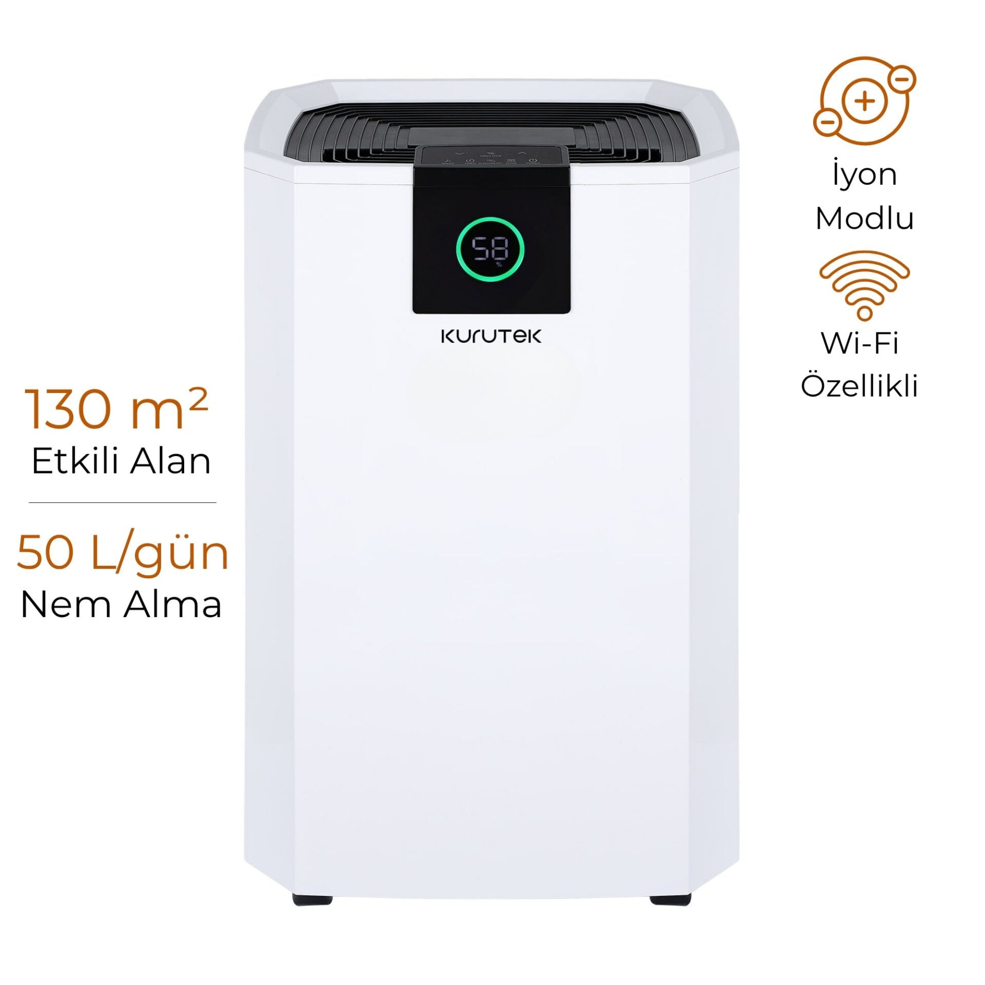 KT50 Nem Alma ve Hava Temizleme Cihazı Standart Garanti