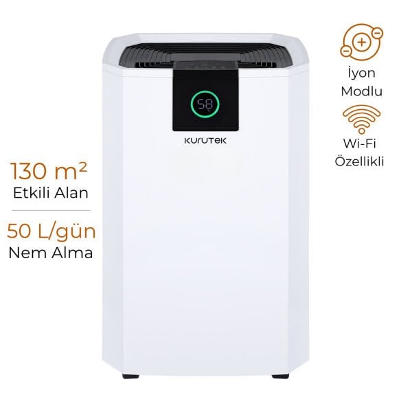 KT50 Nem Alma ve Hava Temizleme Cihazı Ek 2 Yıl Garanti