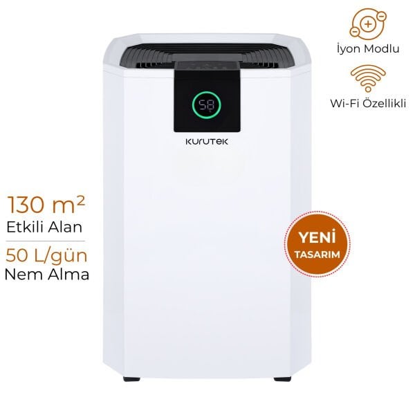 KT50 Nem Alma ve Hava Temizleme Cihazı Standart Garanti