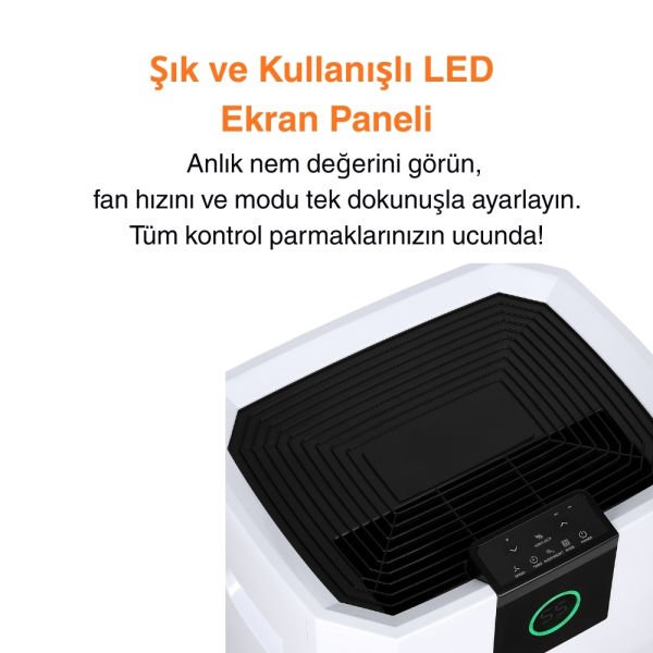 KT50 (Wi-Fi + ION ) Nem Alma ve Hava Temizleme Cihazı Standart Garanti