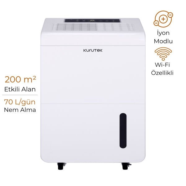 KT70 Nem Alma ve Hava Temizleme Cihazı Ek 2 Yıl Garanti