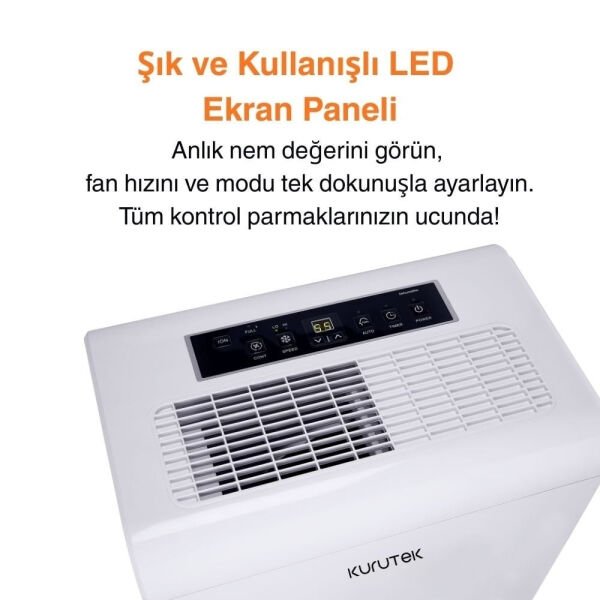 KT70 (Wi-Fi + ION) Nem Alma ve Hava Temizleme Cihazı Standart Garanti