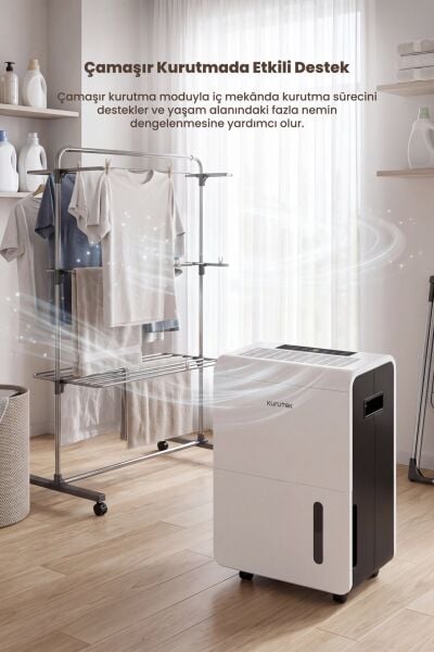 KT70 (Wi-Fi + ION) Nem Alma ve Hava Temizleme Cihazı Standart Garanti