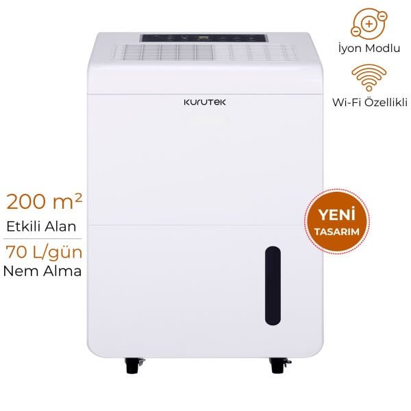 KT70 Nem Alma ve Hava Temizleme Cihazı Standart Garanti