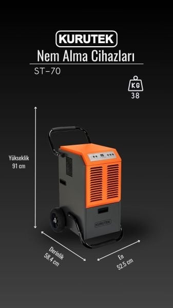 Sanayi Tipi ST-70 Nem Alma Cihazı