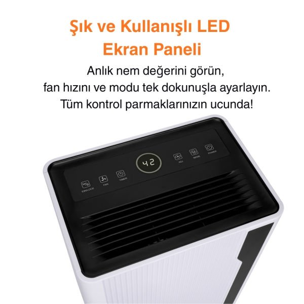 KT16-A Ev Tipi Nem Alma ve Hava Temizleme Cihazı Standart Garanti