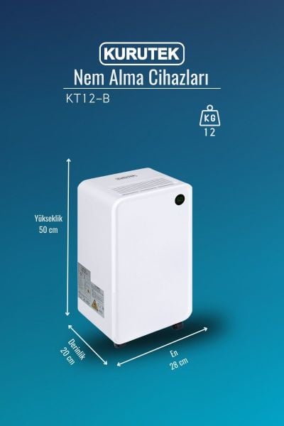 KT12-B Nem Alma Cihazı Standart Garanti