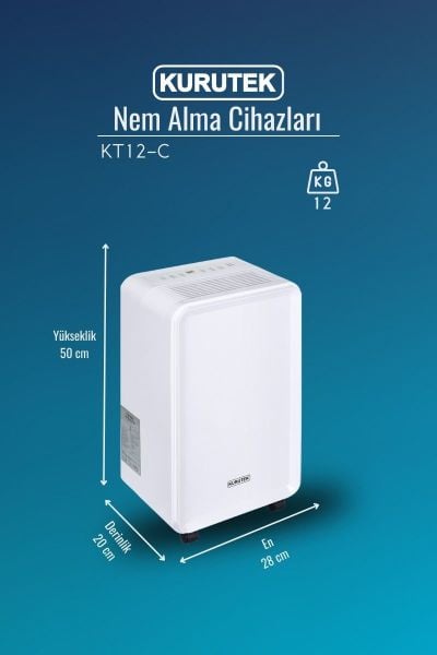 KT12-C Nem Alma Cihazı Standart Garanti