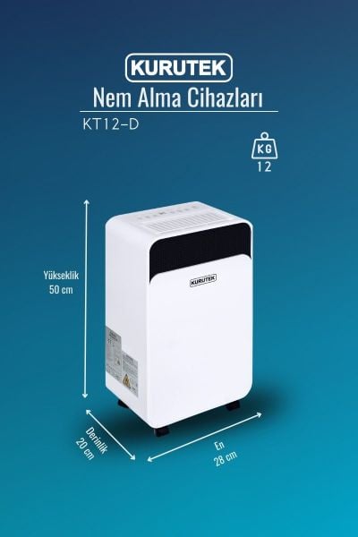 KT12-D Nem Alma Cihazı Standart Garanti