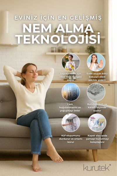 KT20-C Nem Alma ve Hava Temizleme Cihazı Standart Garanti