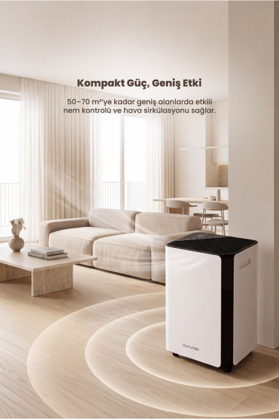 KT20-E (Wi-Fi + ION) Nem Alma ve Hava Temizleme Cihazı Standart Garanti