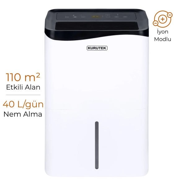 KT40-A Ev Tipi Nem Alma ve Hava Temizleme Cihazı Ek 2 Yıl Garanti