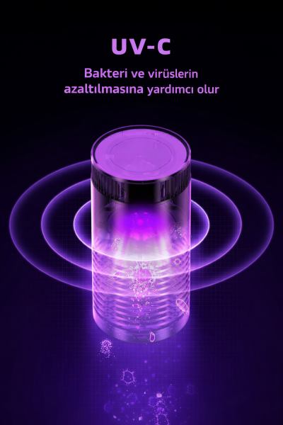 PHT30 (Wi-Fi + UV-C PetCare + HEPA + Carbon) Akıllı Pet Hava Temizleme Cihazı