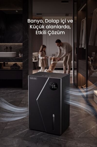 KT2-A Mini Nem Giderici (Dolap & Banyo Tipi) Standart Garanti