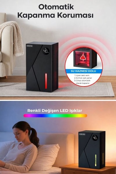 KT2-A Mini Nem Alma Cihazı Ek 1 Yıl Garanti