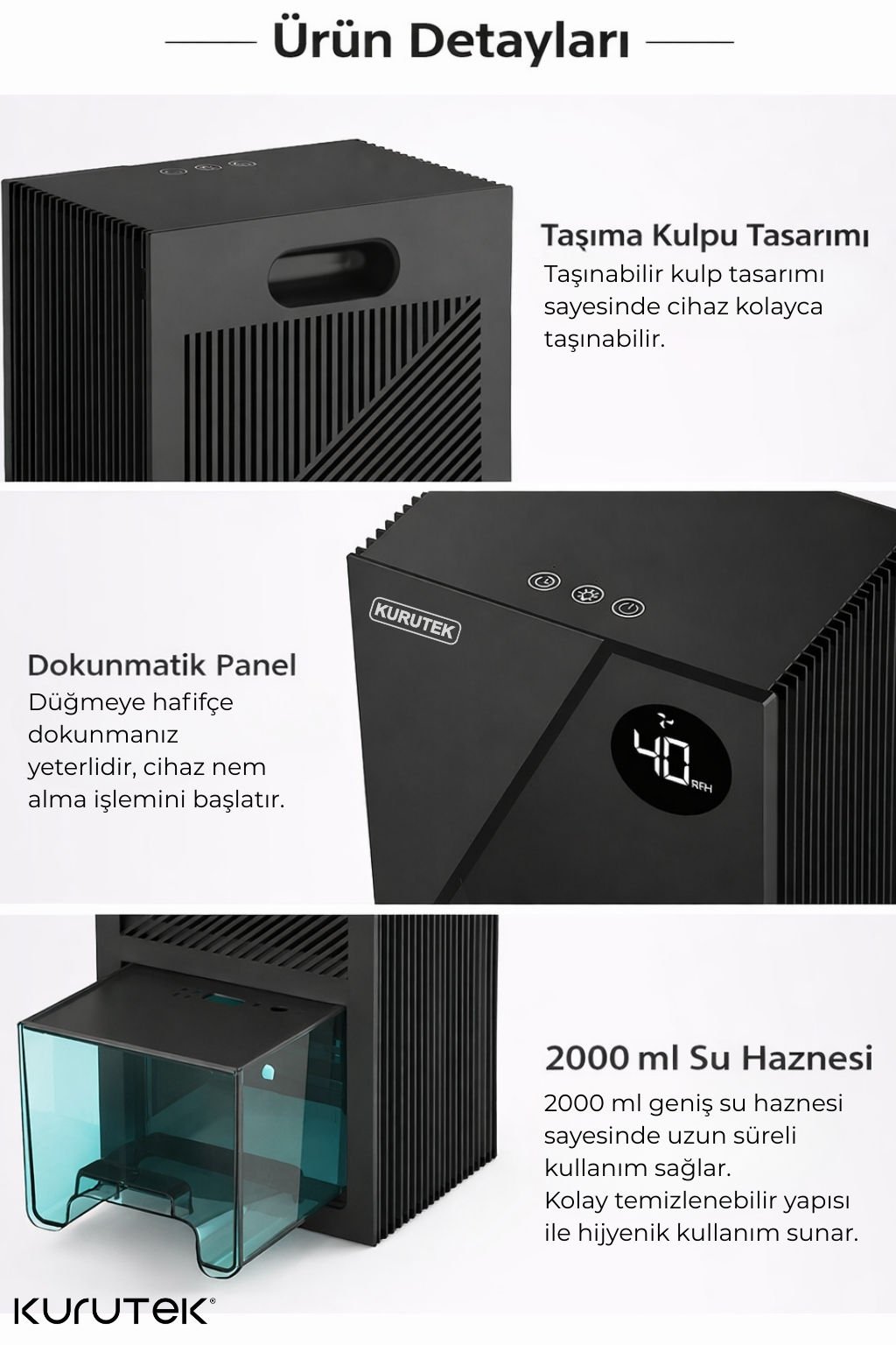 KT2-A Mini Nem Alma Cihazı