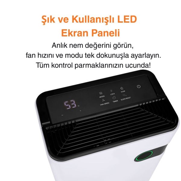 KT24-A Ev Tipi Nem Alma ve Hava Temizleme Cihazı