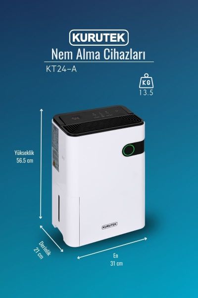 KT24-A Ev Tipi Nem Alma ve Hava Temizleme Cihazı