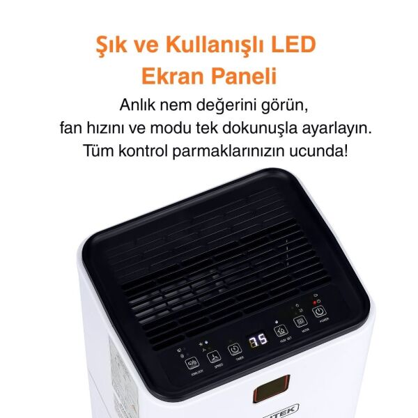 OUTLET KT12-K Nem Alma ve Hava Temizleme Cihazı Standart Garanti