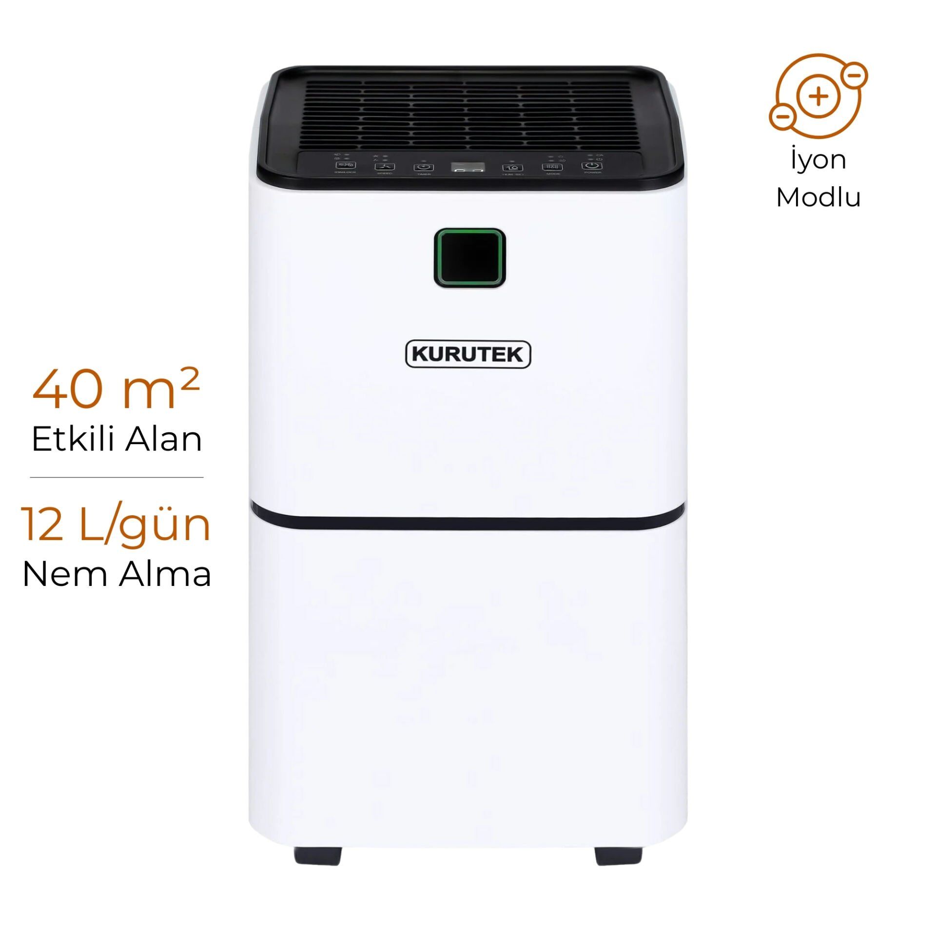 OUTLET KT12-K Nem Alma ve Hava Temizleme Cihazı Standart Garanti