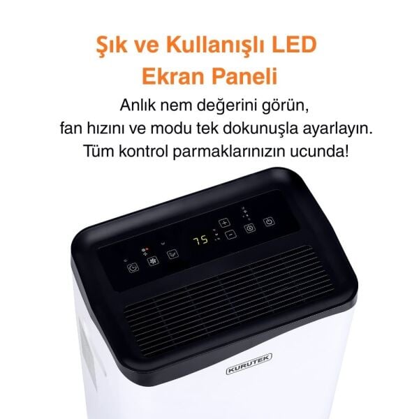 OUTLET KAMPANYASI! KT40-A Ev Tipi Nem Alma ve Hava Temizleme Cihazı