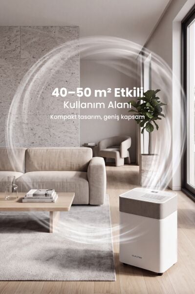 KT16 (Wi-Fi + ION + HEPA) Nem Alma ve Hava Temizleme Cihazı Standart Garanti