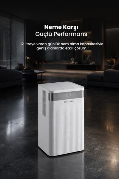 KT12 (Wi-Fi + ION) Nem Alma ve Hava Temizleme Cihazı Standart Garanti